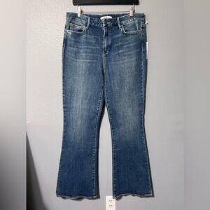 NWT Women’s Sam Edelman The Stiletto High Rise Flare Jeans Sz 16/33 Medium Wash.